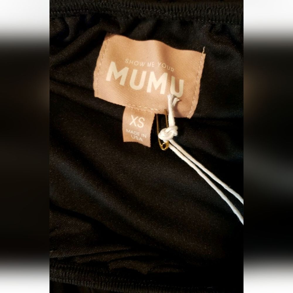 NWT Show Me Your Mumu BRIAR Mini Dress Black Size Extra Small *Sold out!!  $158 - Picture 4 of 8